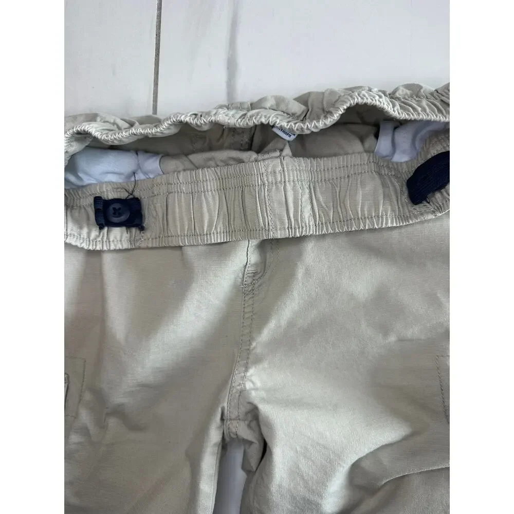 Boys Children's Place Size 14 Khaki Cargo Shorts Adjustable Waist EUC